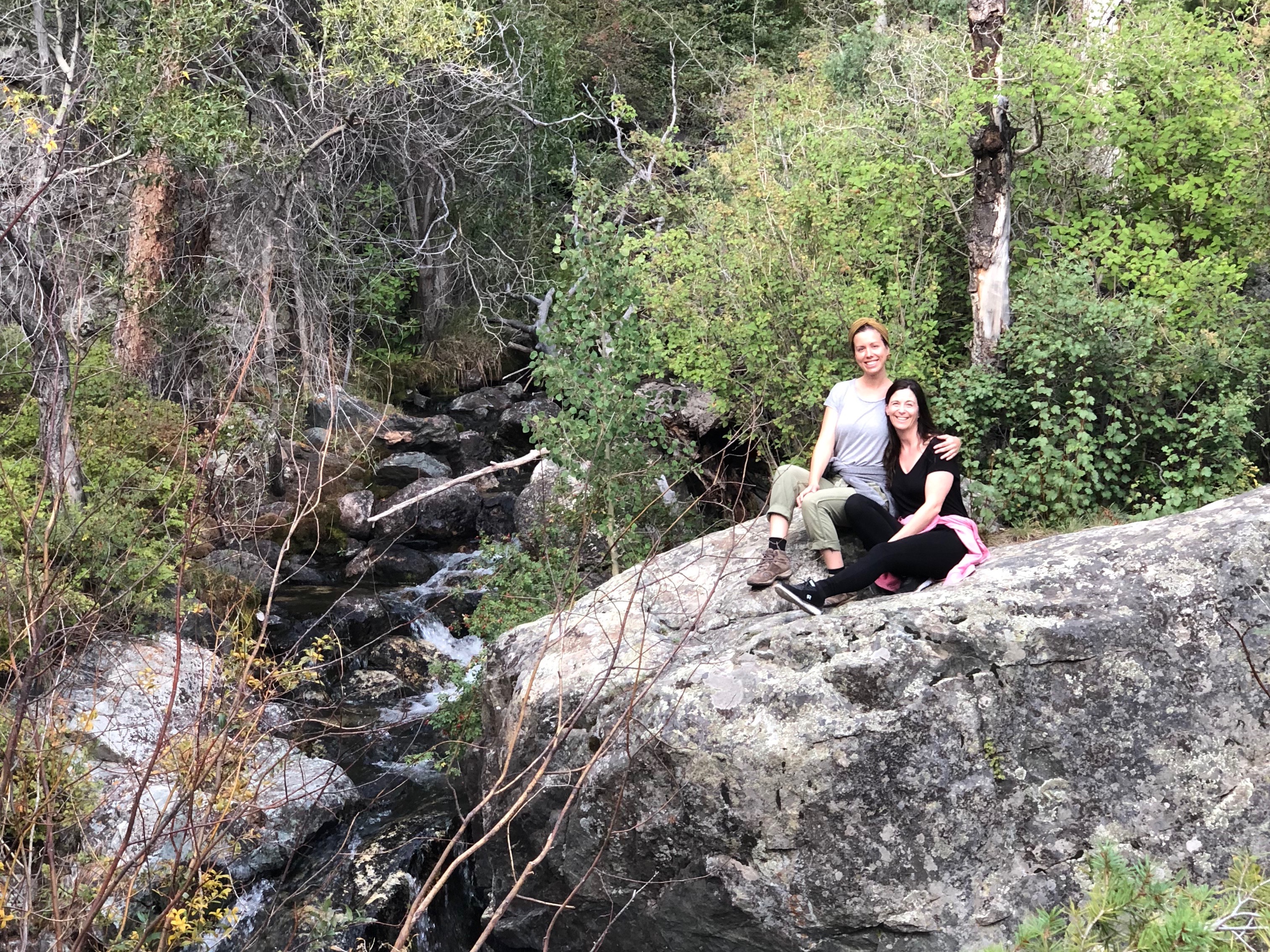 Nina and Lisa in the Aspen Forest